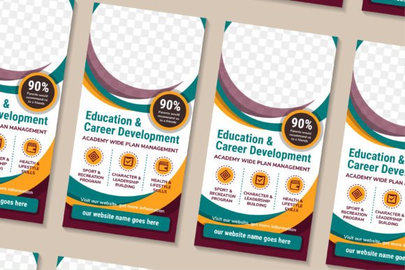 Education Career Vertical Banner Design
