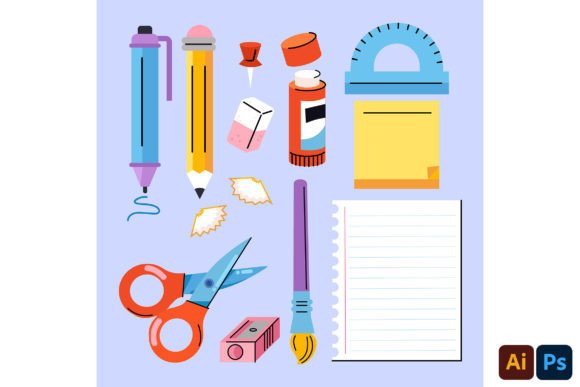 Education Hand Drawn School Elements