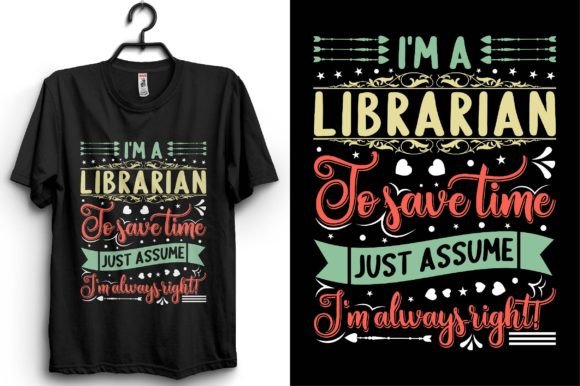 Librarian Typography T-shirt Design: A Guide to Professional Apparel and Sublimation Art