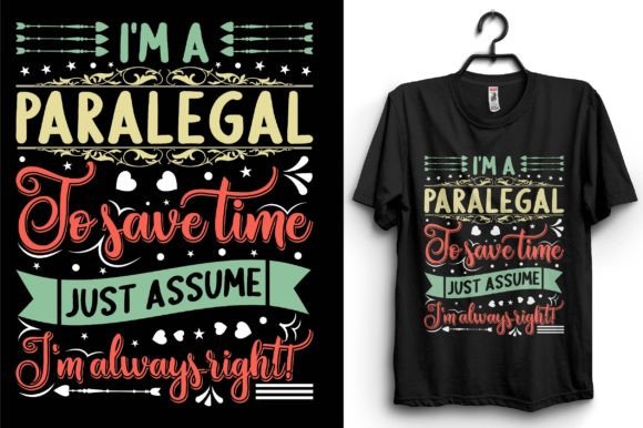 Paralegal Typography T-shirt Design: A Strategic Asset for Branding and Merchandising