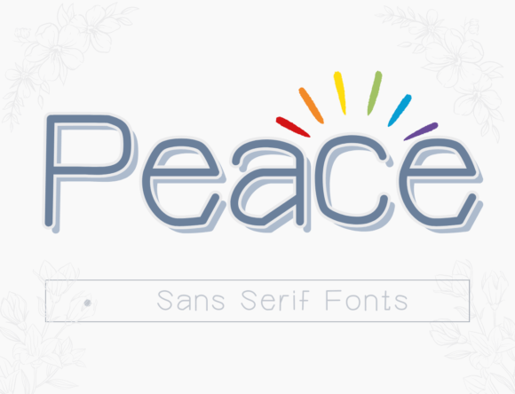 Peace: A Versatile Sans-Serif Font for Every Creator