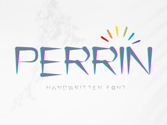 Perrin: A Quirky Handwritten Font for Practical Design