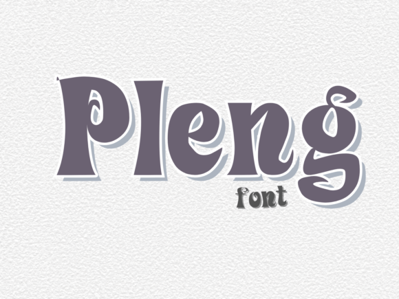 Pleng: A Refined Script Font for Elegant Branding