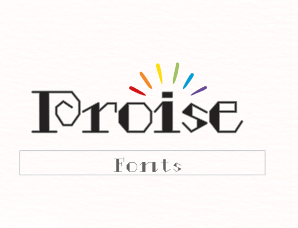 Proise: The Whimsical Display Font That Brings Character to Your Designs