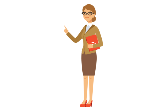 The Visual Language of Learning: Why the Female Teacher with Book Icon Defines Modern Education Marketing