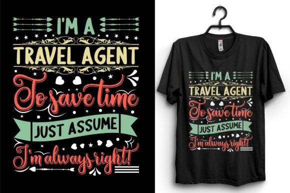 Travel Agent Typography T-shirt Design: A Practical Guide for Creators and Buyers